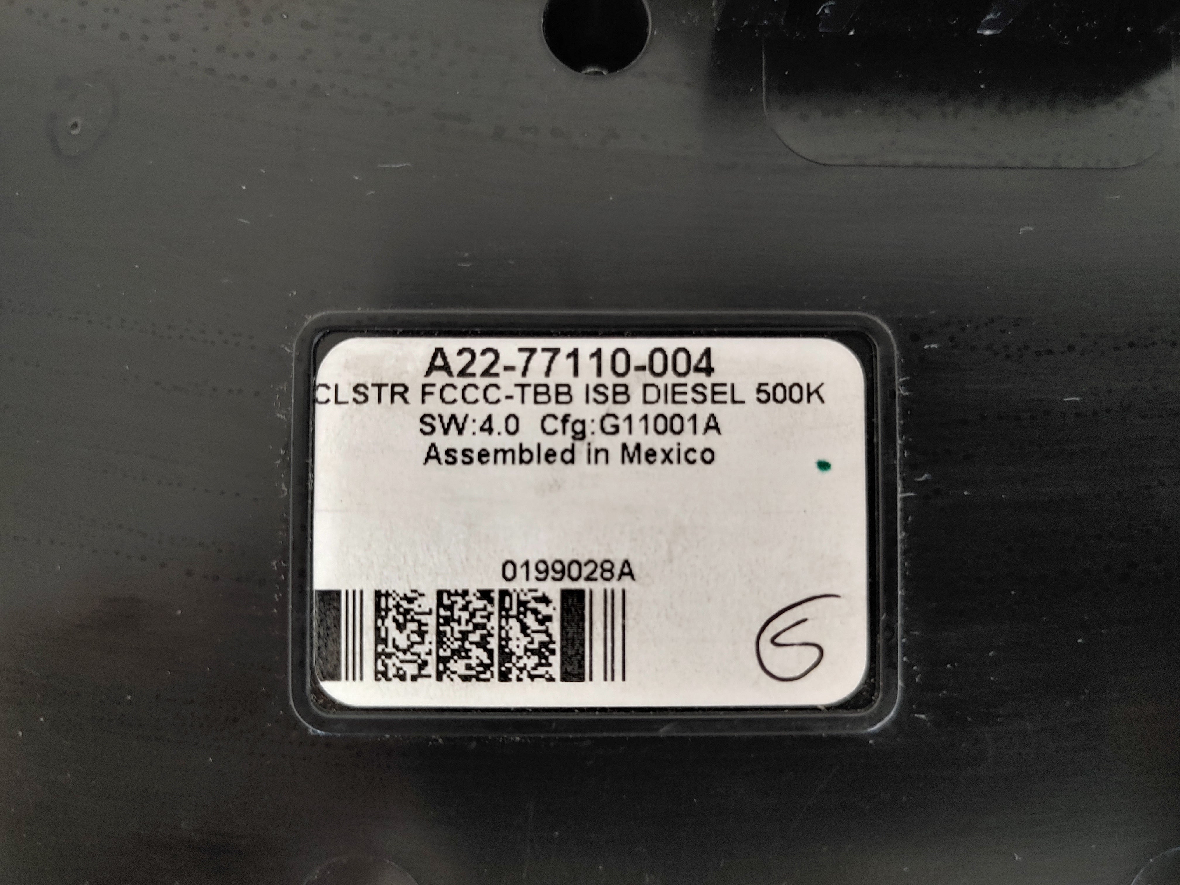 Freightliner KM/H 5 Gauge Instrument Panel - P/N: A22-77110-004 (6829092470870)