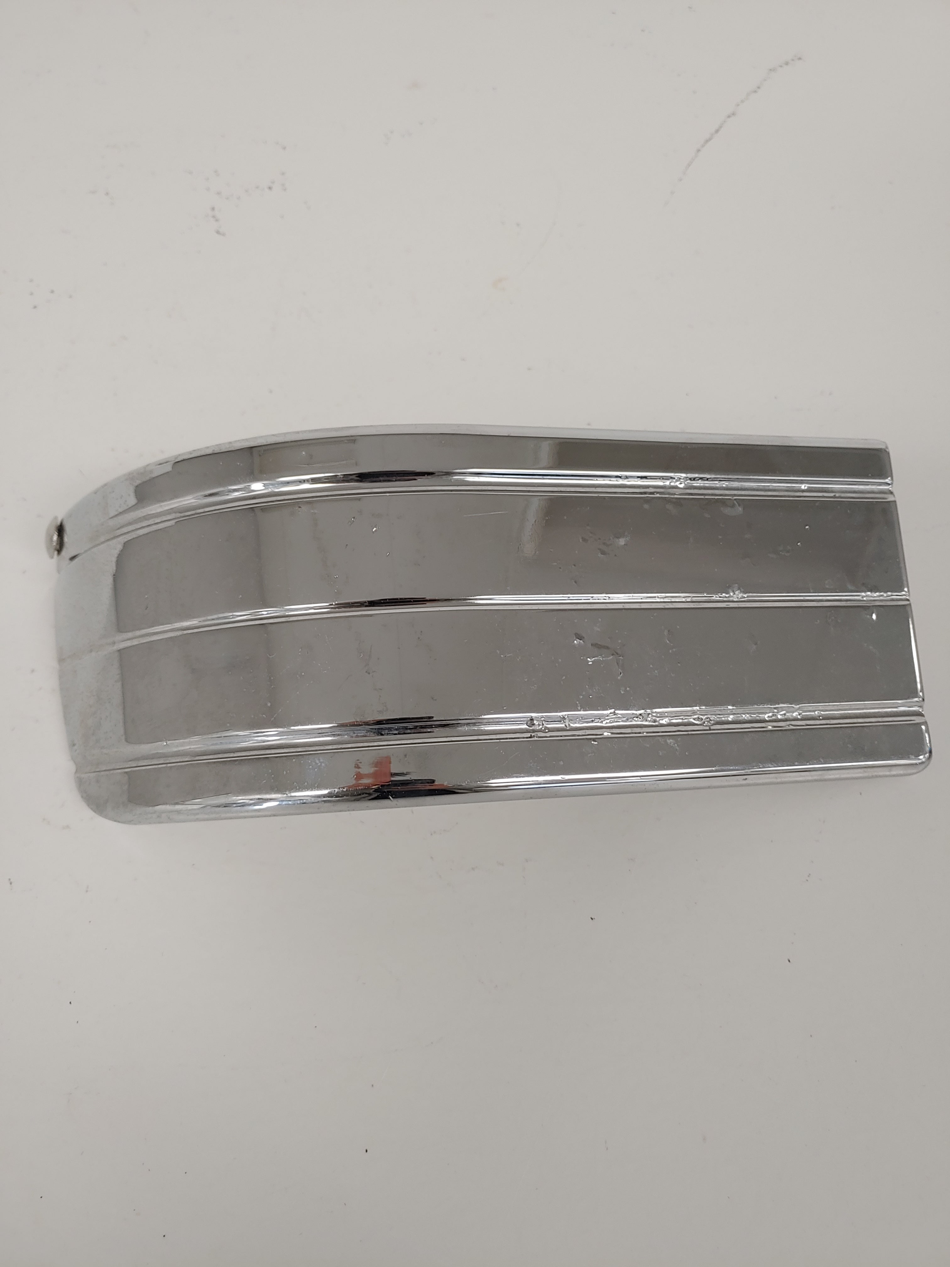 Used Freightliner Coronado RH Corner Chrome Valance Panel -P/N  22-53888-001 (3939575070806)