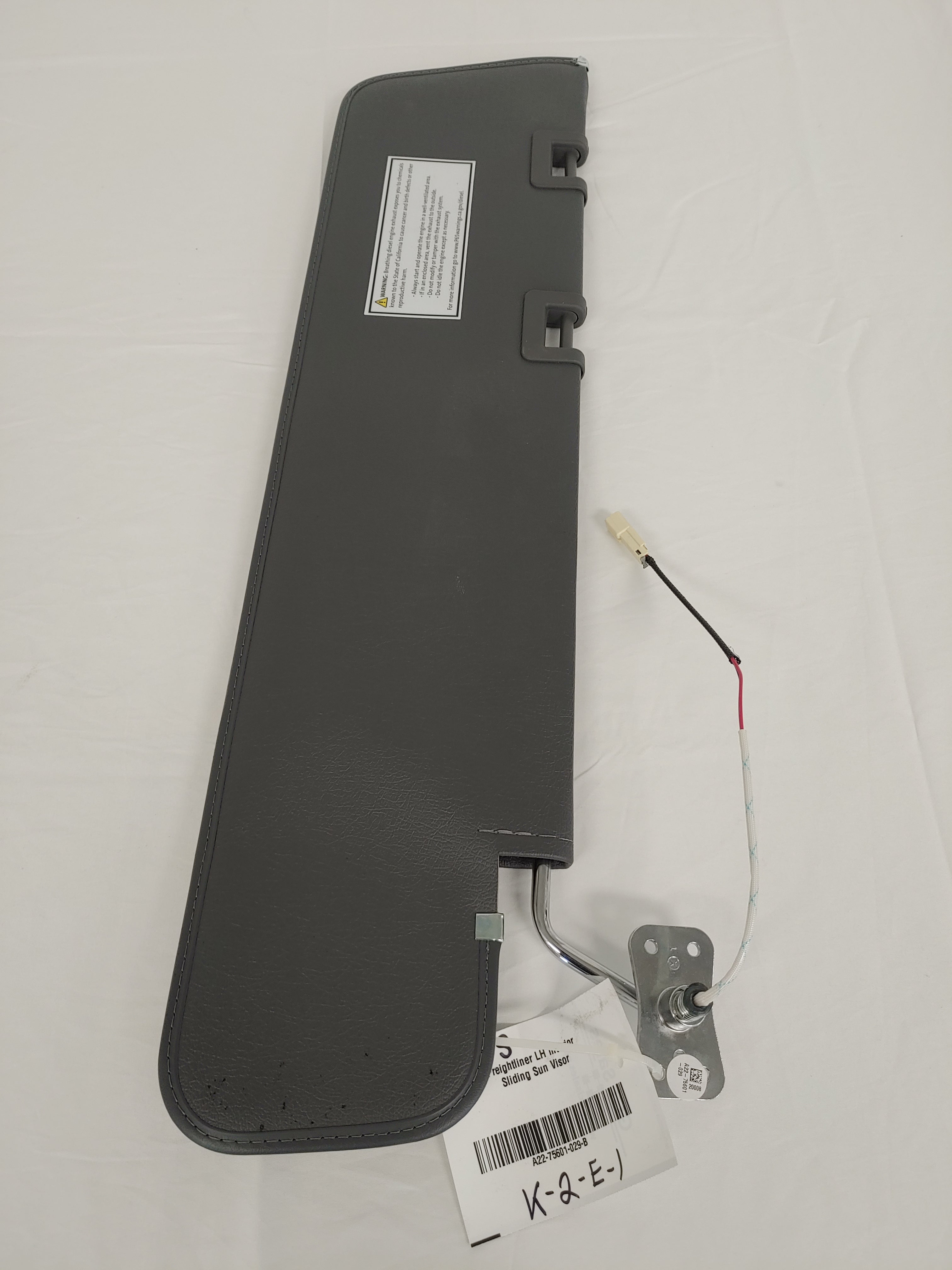 Freightliner LH Interior Sliding Sun Visor - P/N A22-75601-029
