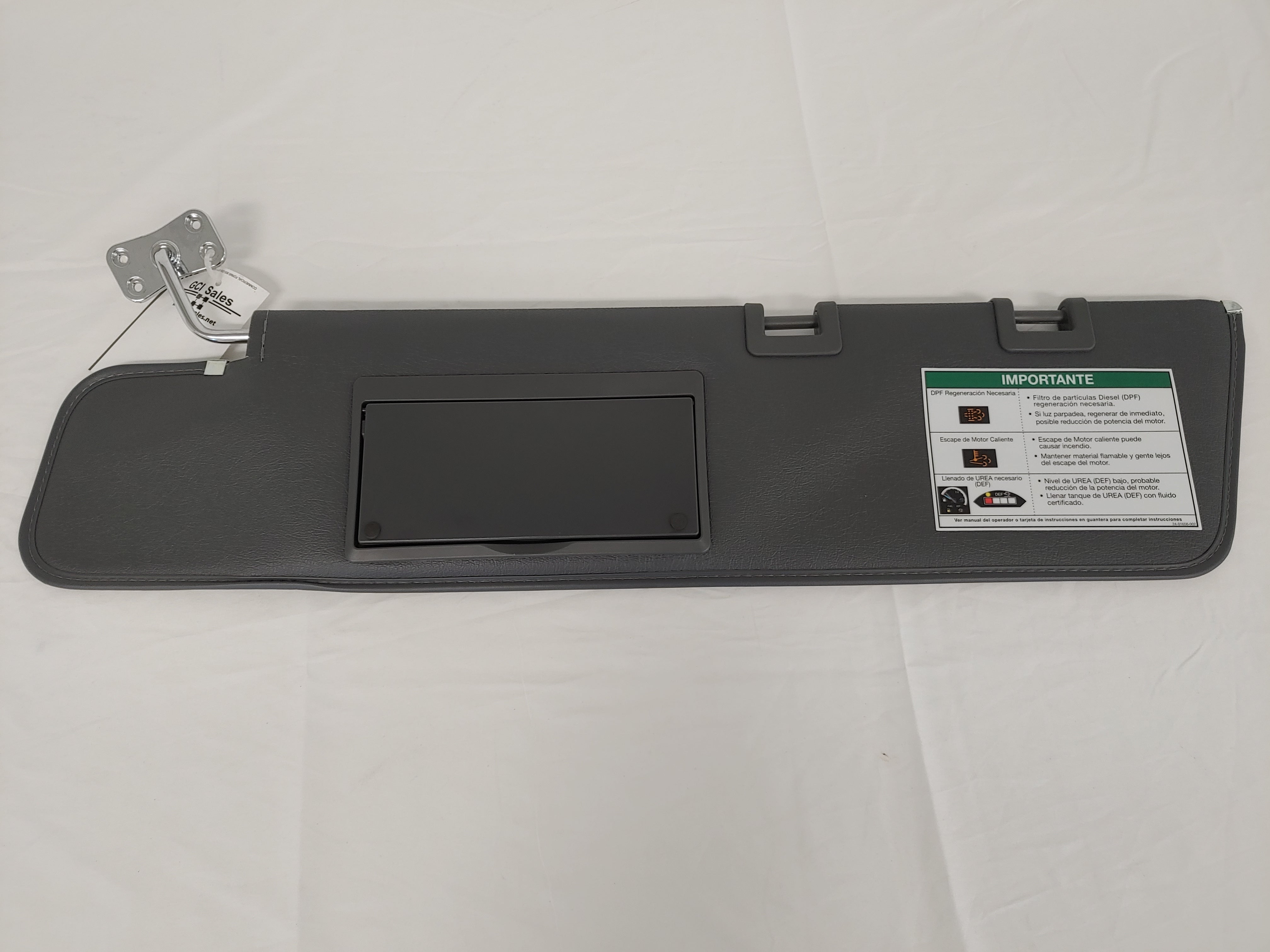 Freightliner LH Interior Sliding Sun Visor - P/N: A22-75601-022 (8016414572860)