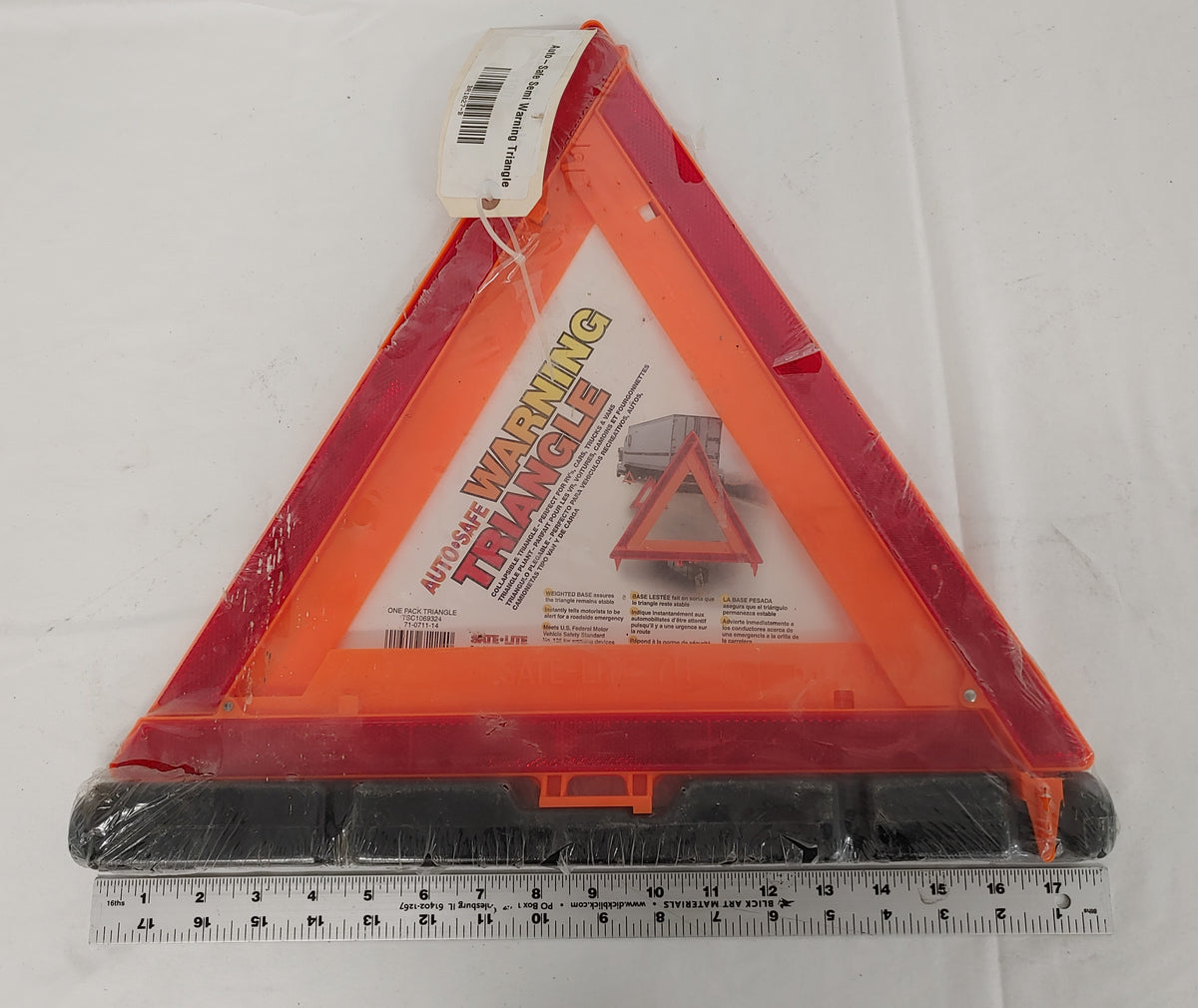 Over Cooked Warning Triangle Auto-Safe Semi Warning Triangle