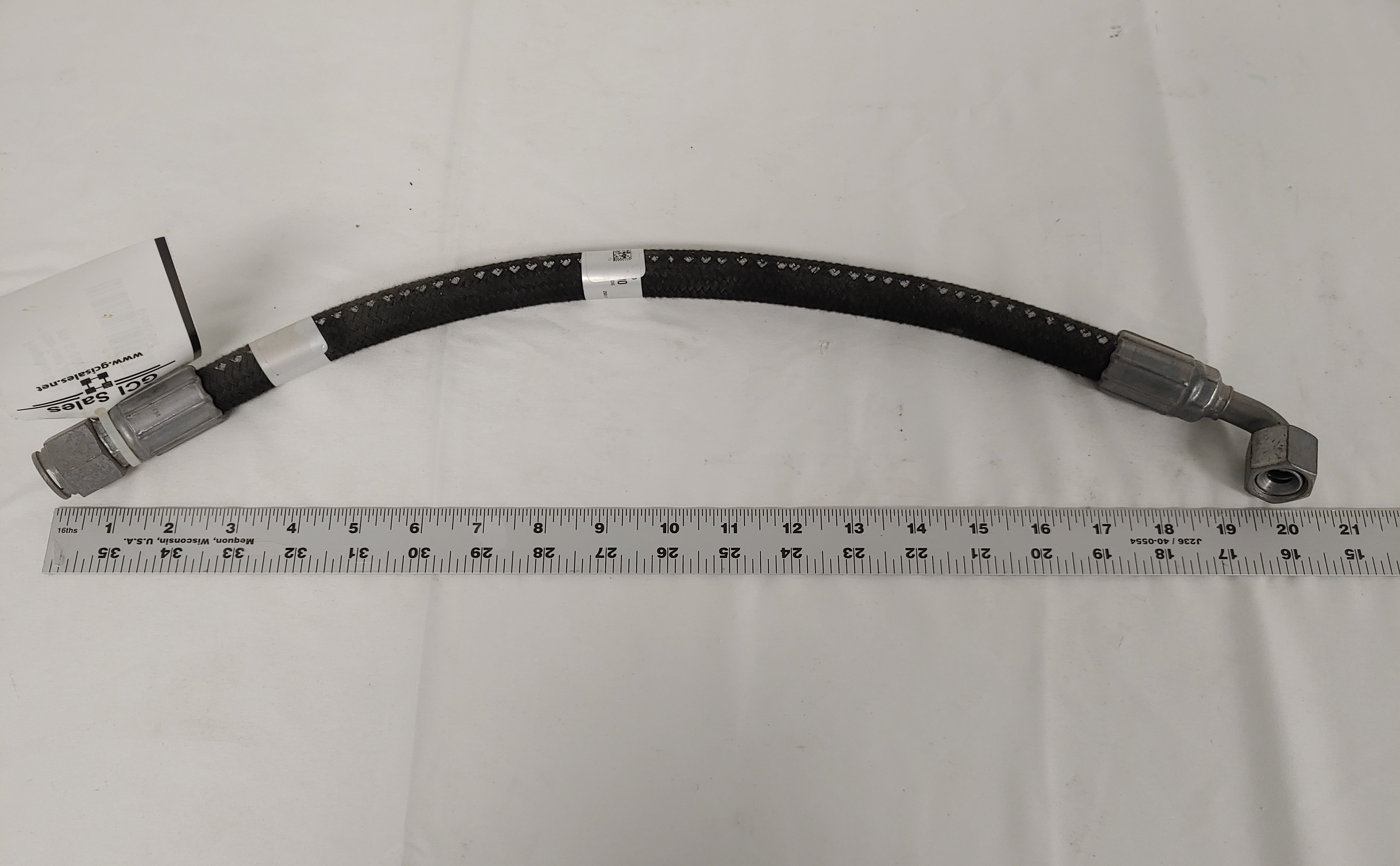 Gates DT12, NGC Inboard, JMP Trans. Oil Cooler Hose - P/N  07-24067-000 (4182313730134)