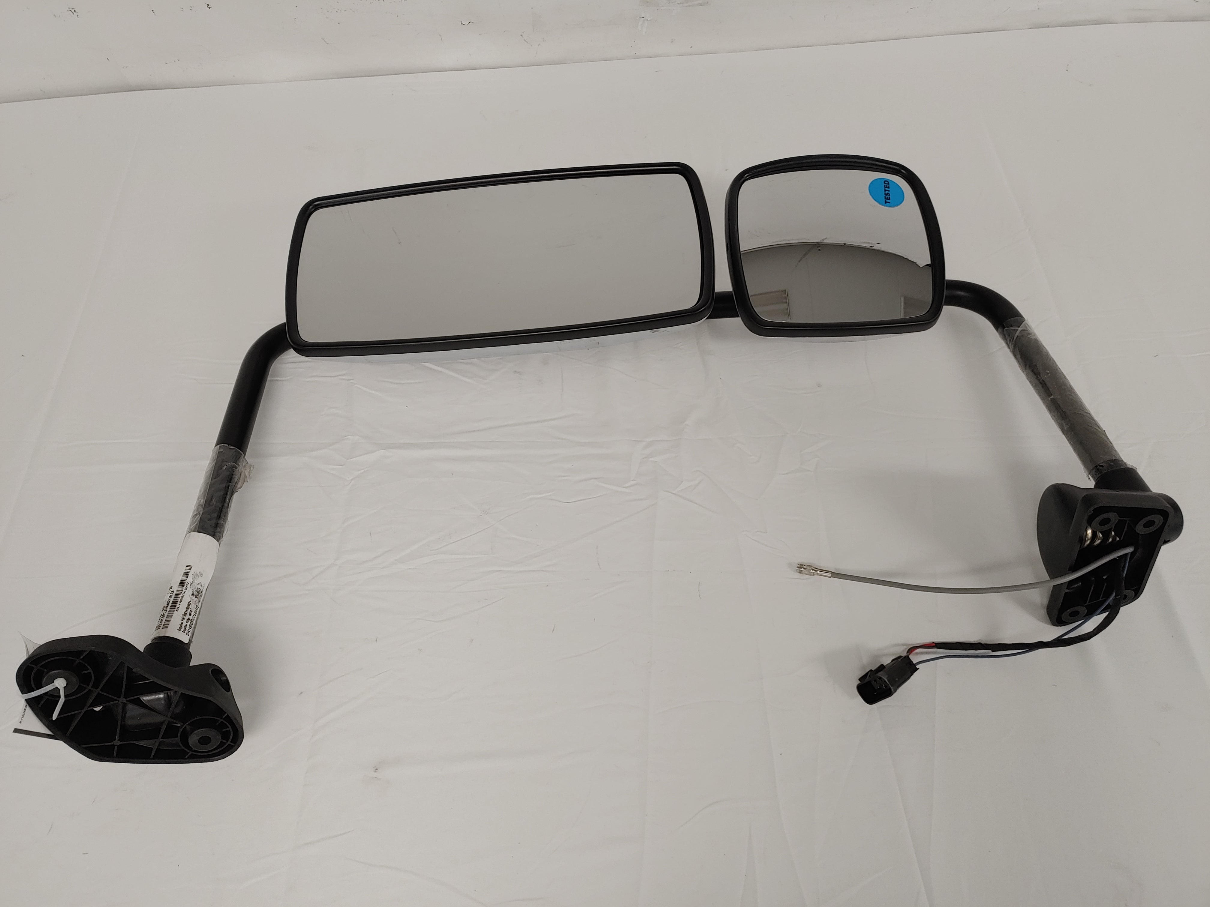 Used Freightliner M2 RH Manual Chrome Mirror Assembly - P/N  A22-74244-005 (8078939717948)