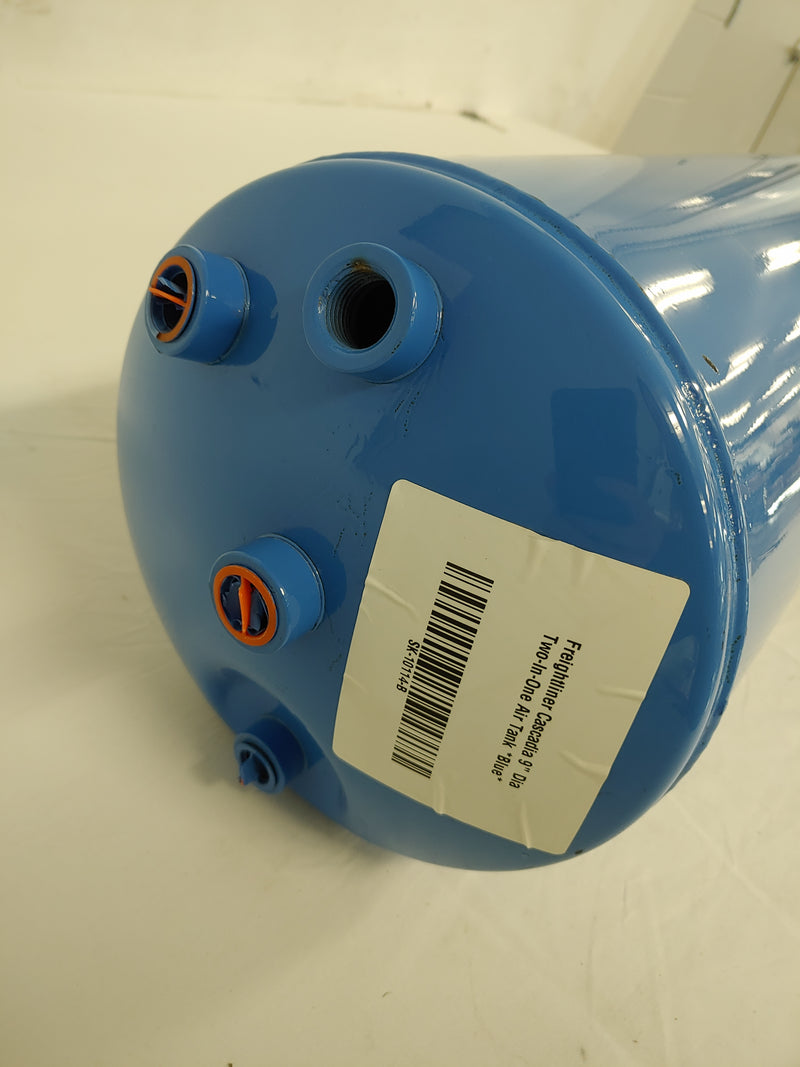 Freightliner Cascadia 9" Dia Two-In-One Air Tank *Blue* - P/N  12-18860-001 (8087014605116)