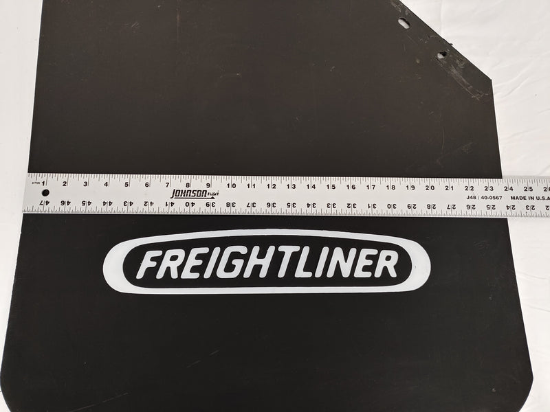 Freightliner 30" RH Rear Black Mud Flap w/ Logo - P/N  22-69608-223 (4981532983382)