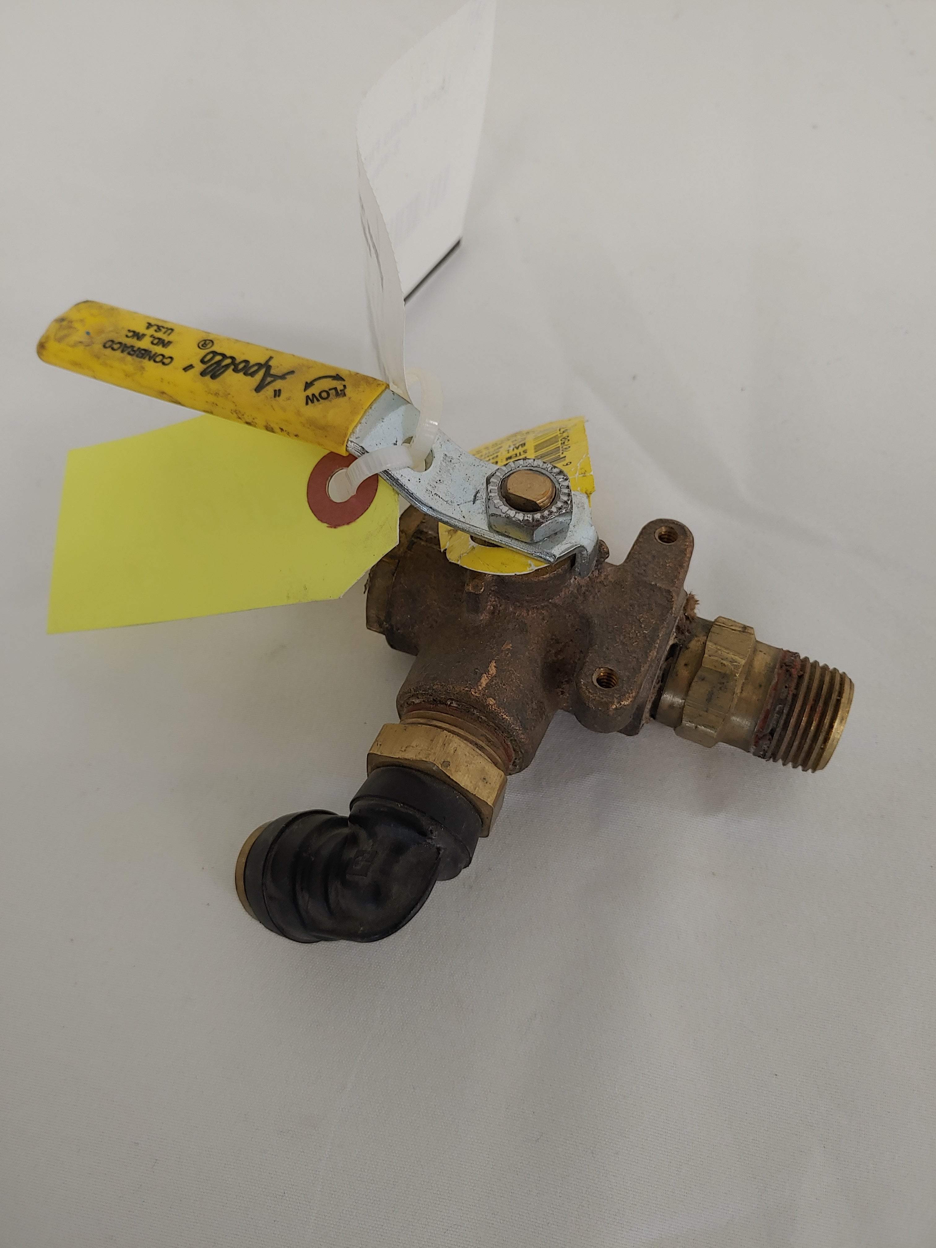 Used Apollo FNPT,  1/2" Nominal 3-Way Ball Valve - P/N  70-603-01 (4689135960150)