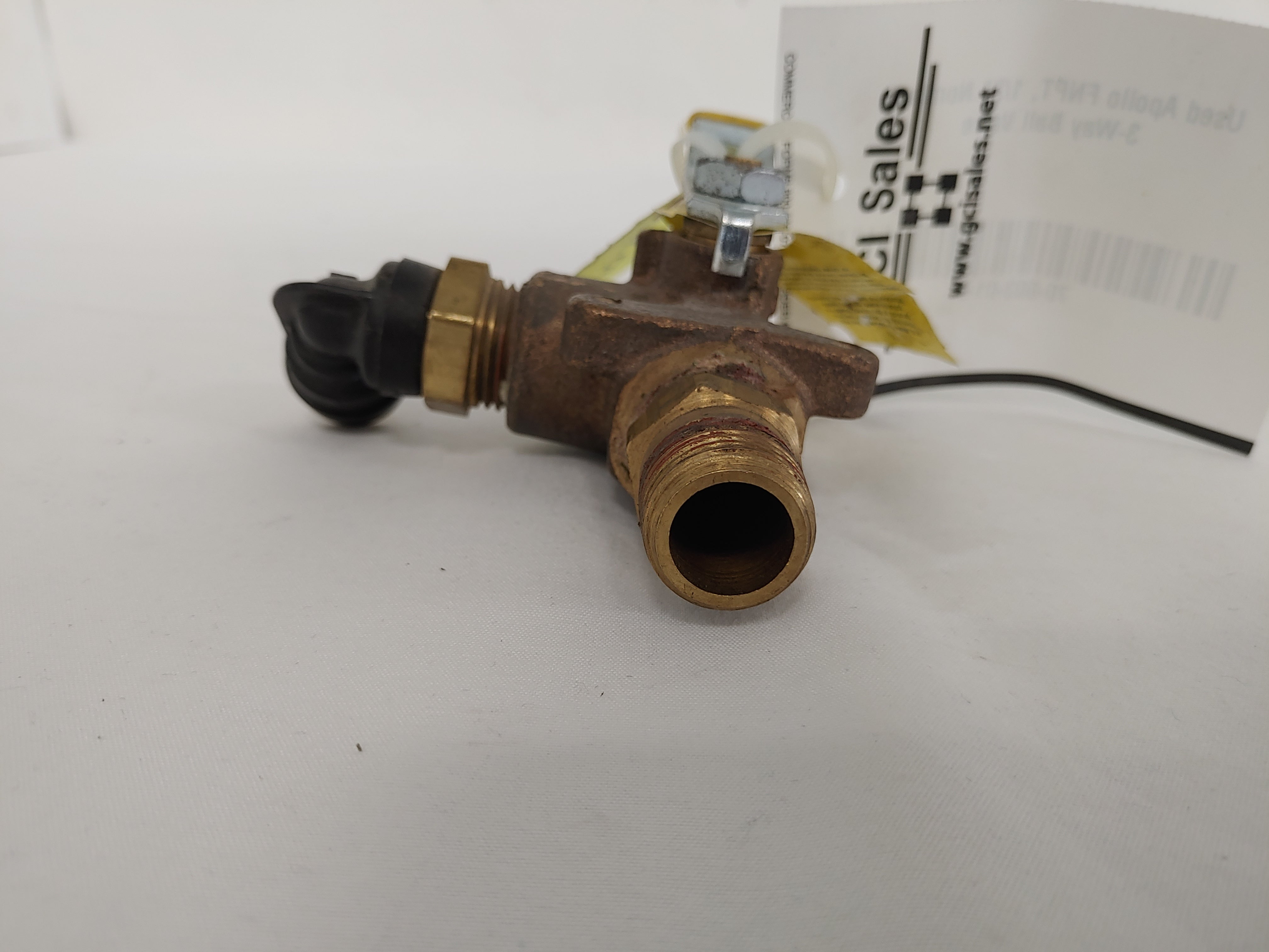 Used Apollo FNPT,  1/2" Nominal 3-Way Ball Valve - P/N  70-603-01 (4689135960150)