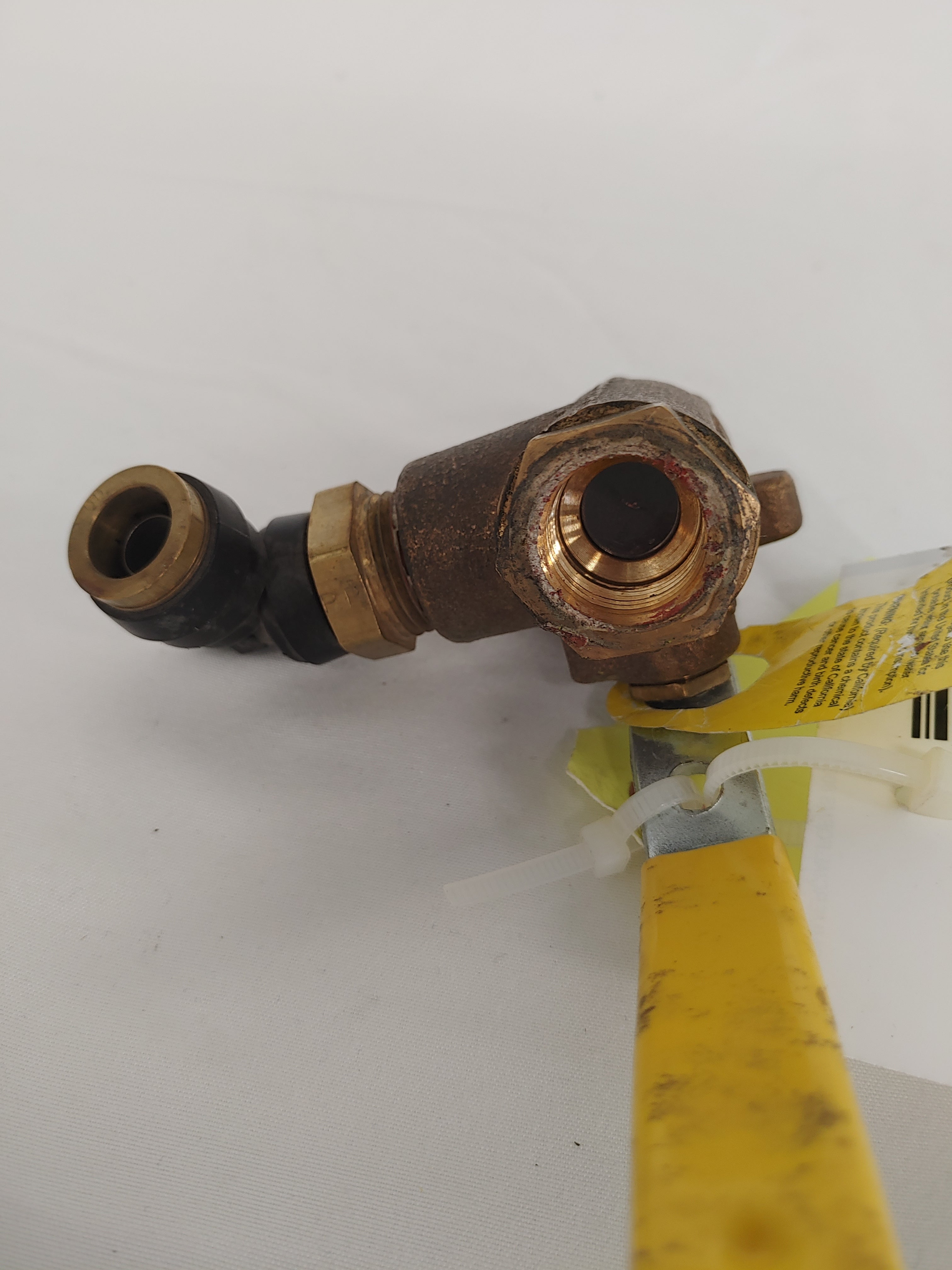 Used Apollo FNPT,  1/2" Nominal 3-Way Ball Valve - P/N  70-603-01 (4689135960150)