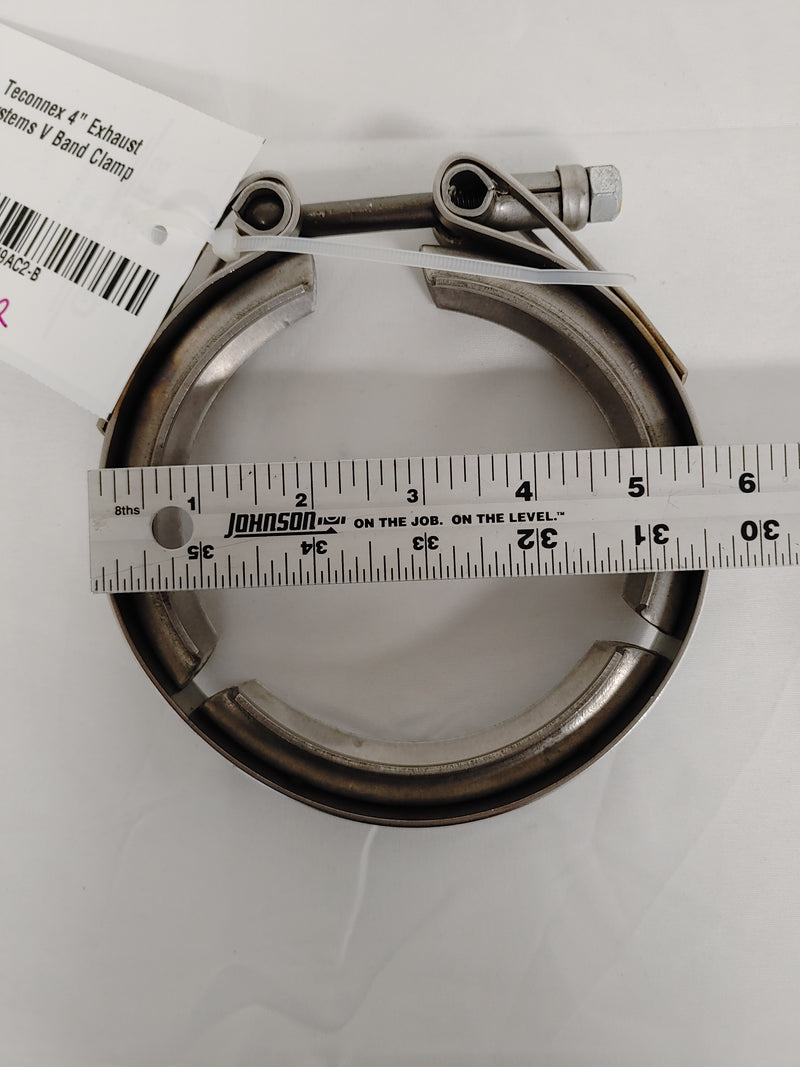 Teconnex 4" Exhaust Systems V Band Clamp - P/N: T130130349AC2 (6794265821270)