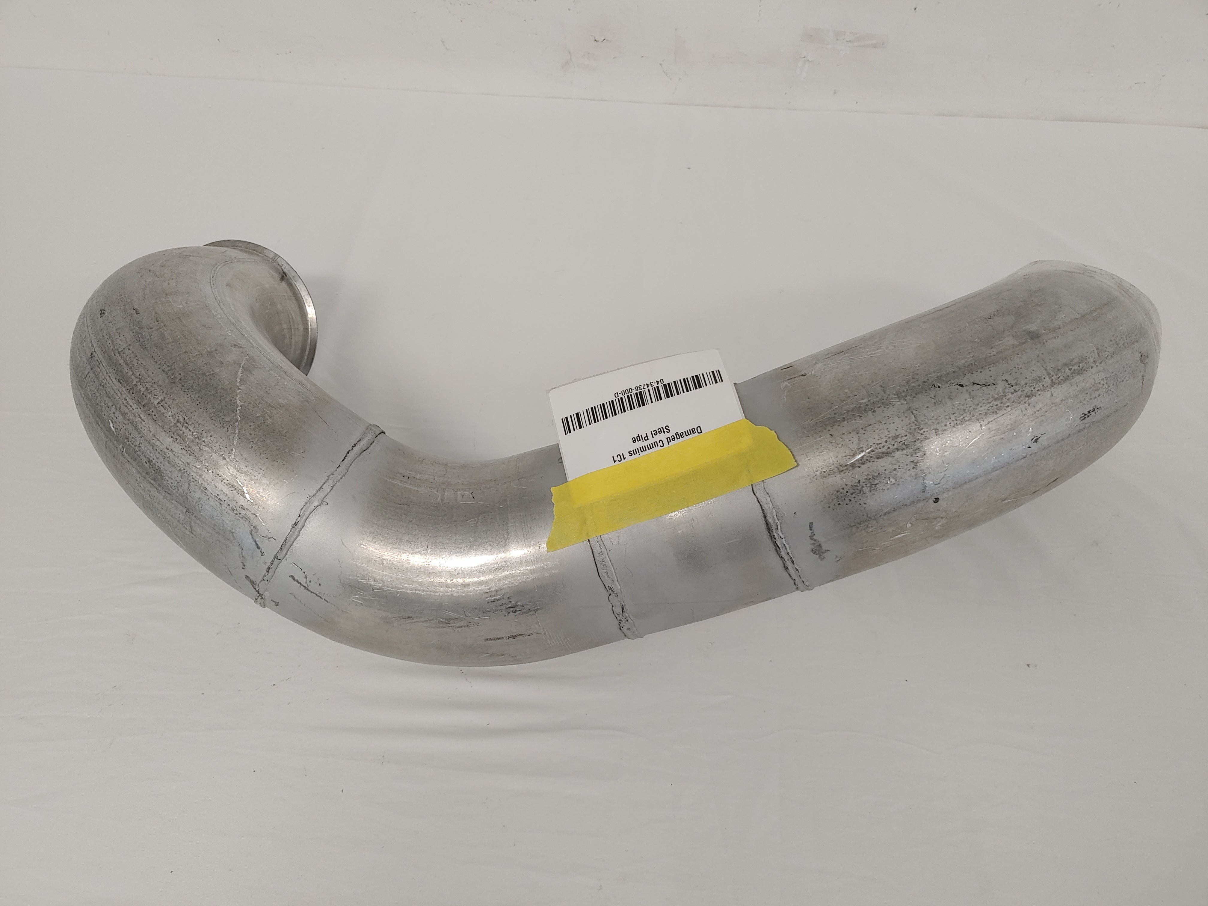 Damaged Cummins 1C1 Steel Pipe - P/N  04-34738-000 (8221905912124)