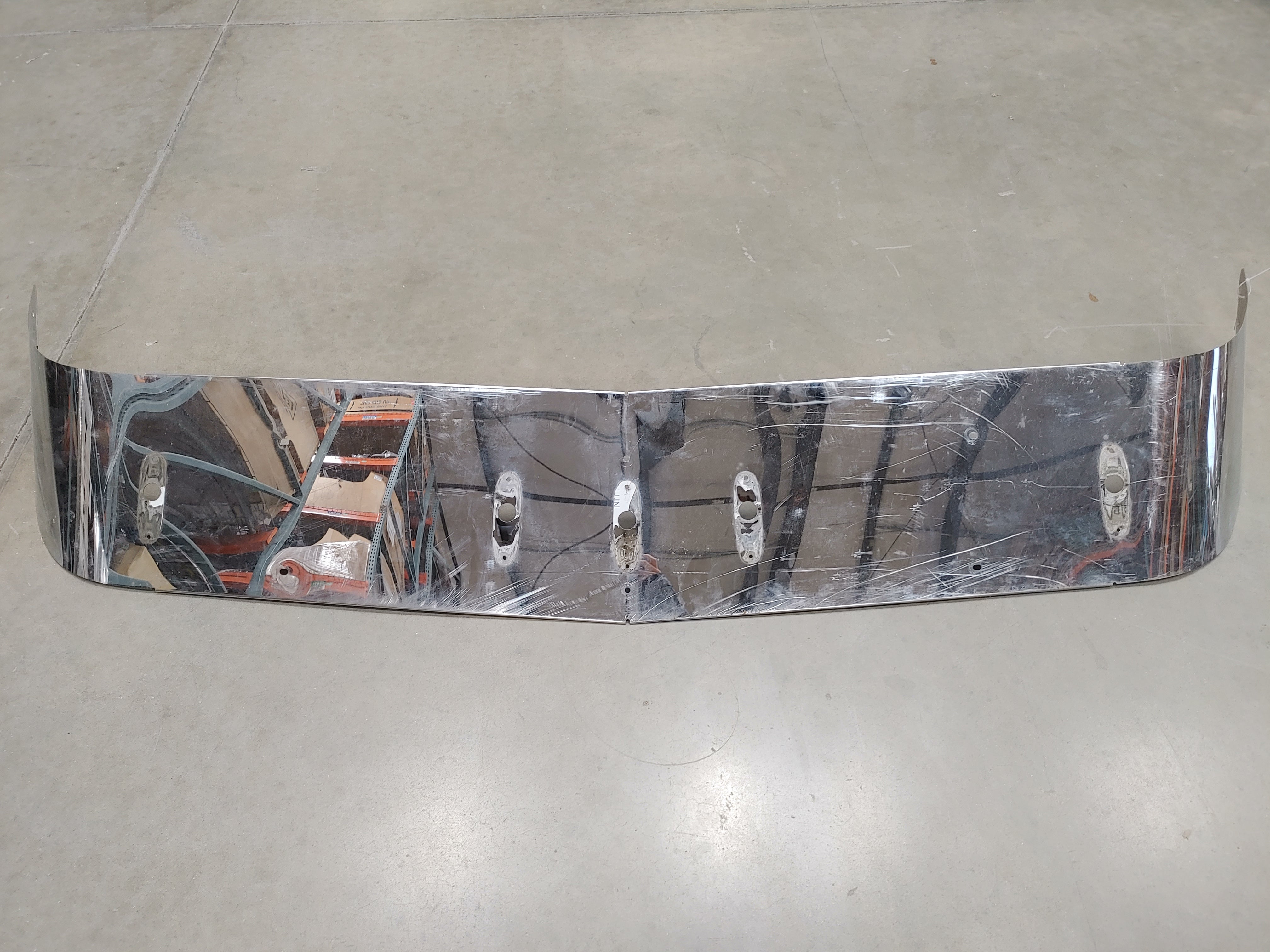 Used Freightliner Coronado SS Sun Visor w/o Lights - P/N  A22-65533-002 (8192480706876)