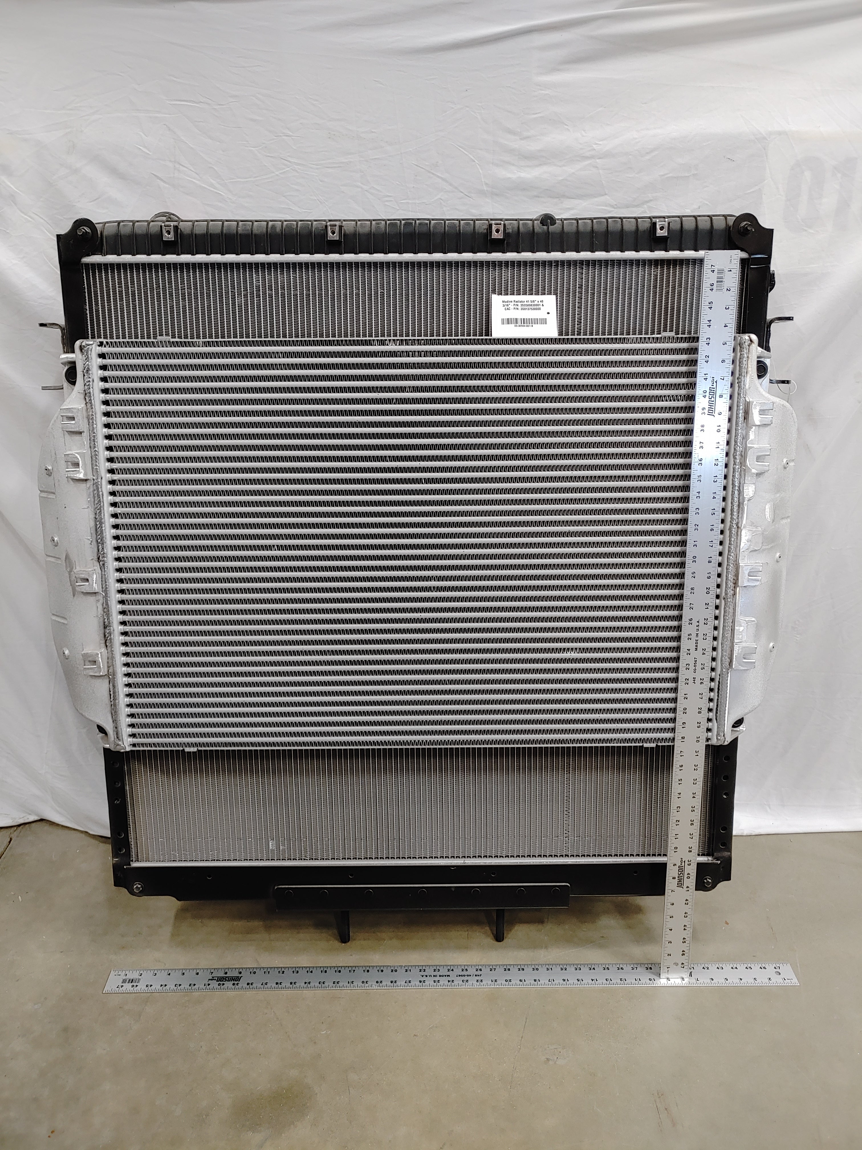 Modine Radiator 41 5/8" x 40 3/16" -  P/N 3S0580830001 & CAC -  P/N 3S0137530000 (8240324280636)