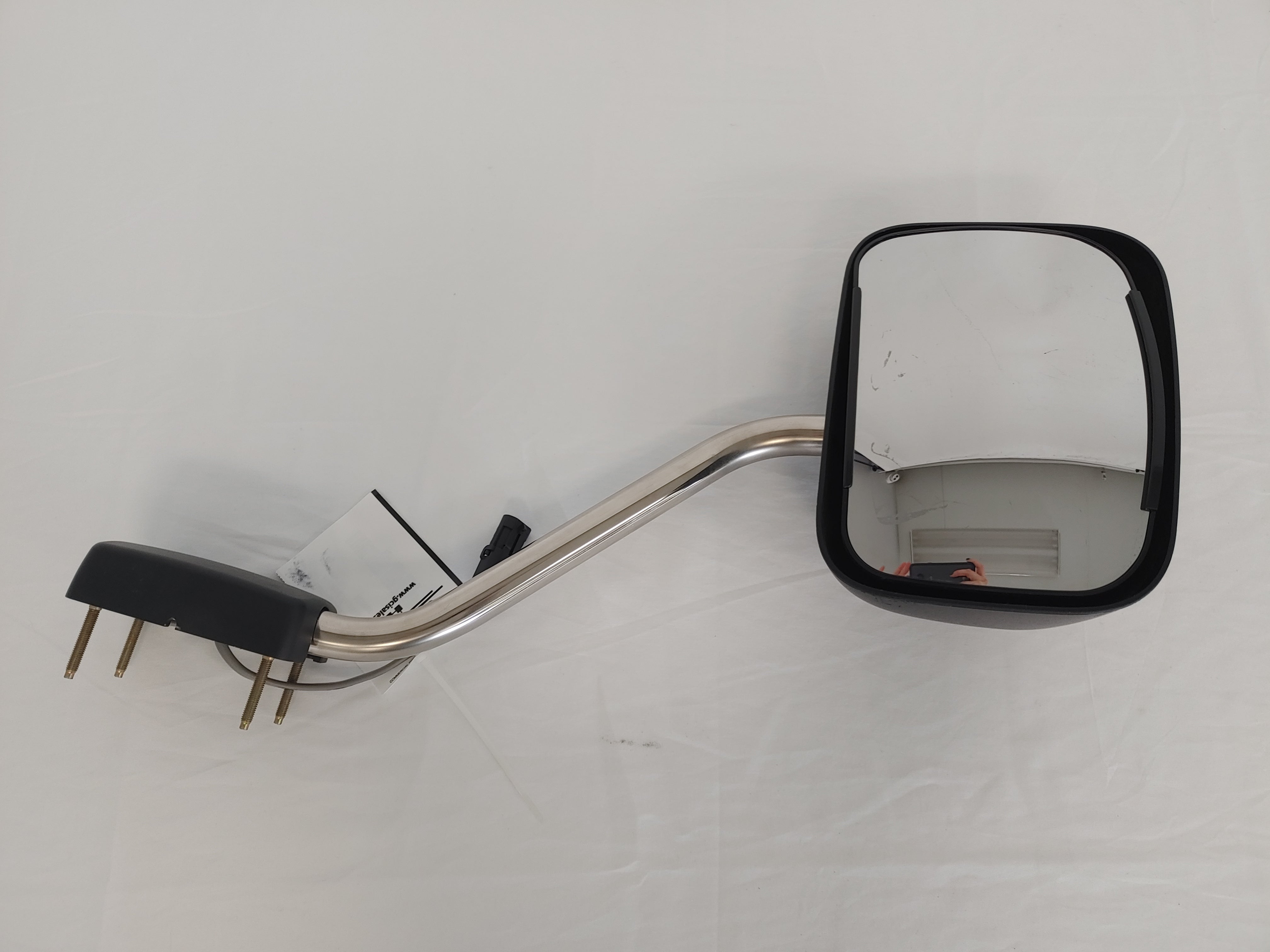 Damaged Freightliner LH Heated Auxiliary Convex Mirror - P/N: A22-76681-000 (8247726244156)