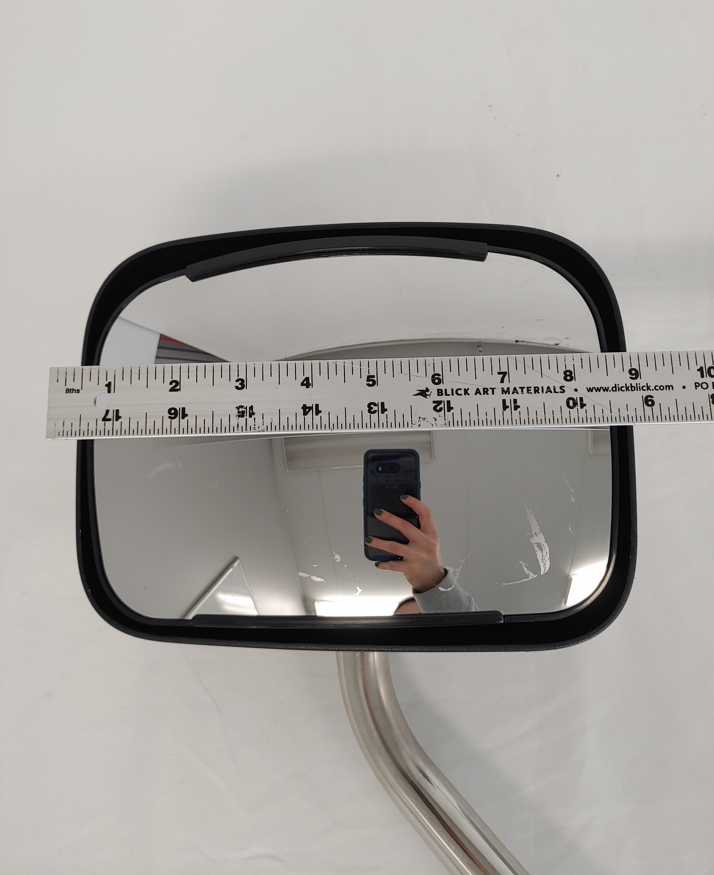 Damaged Freightliner LH Heated Auxiliary Convex Mirror - P/N: A22-76681-000 (8247726244156)