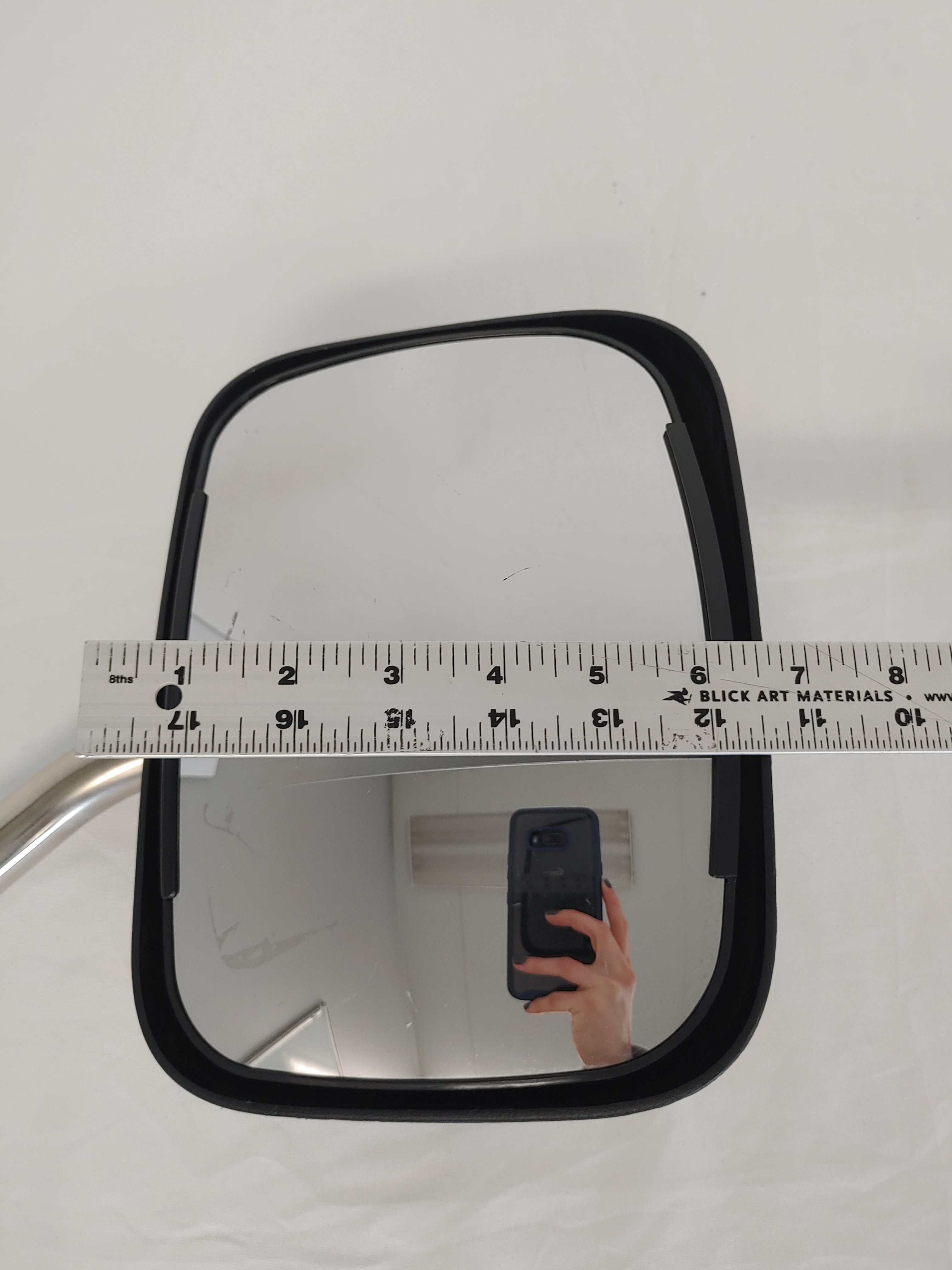 Damaged Freightliner LH Heated Auxiliary Convex Mirror - P/N: A22-76681-000 (8247726244156)