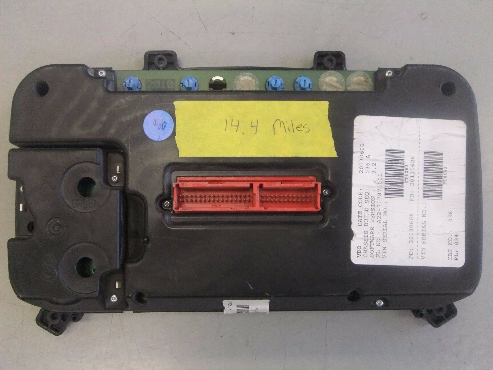 New Take-Out Freightliner M2 Instrument Dash Cluster - P/N  A22-71787-001 (4023613718614)