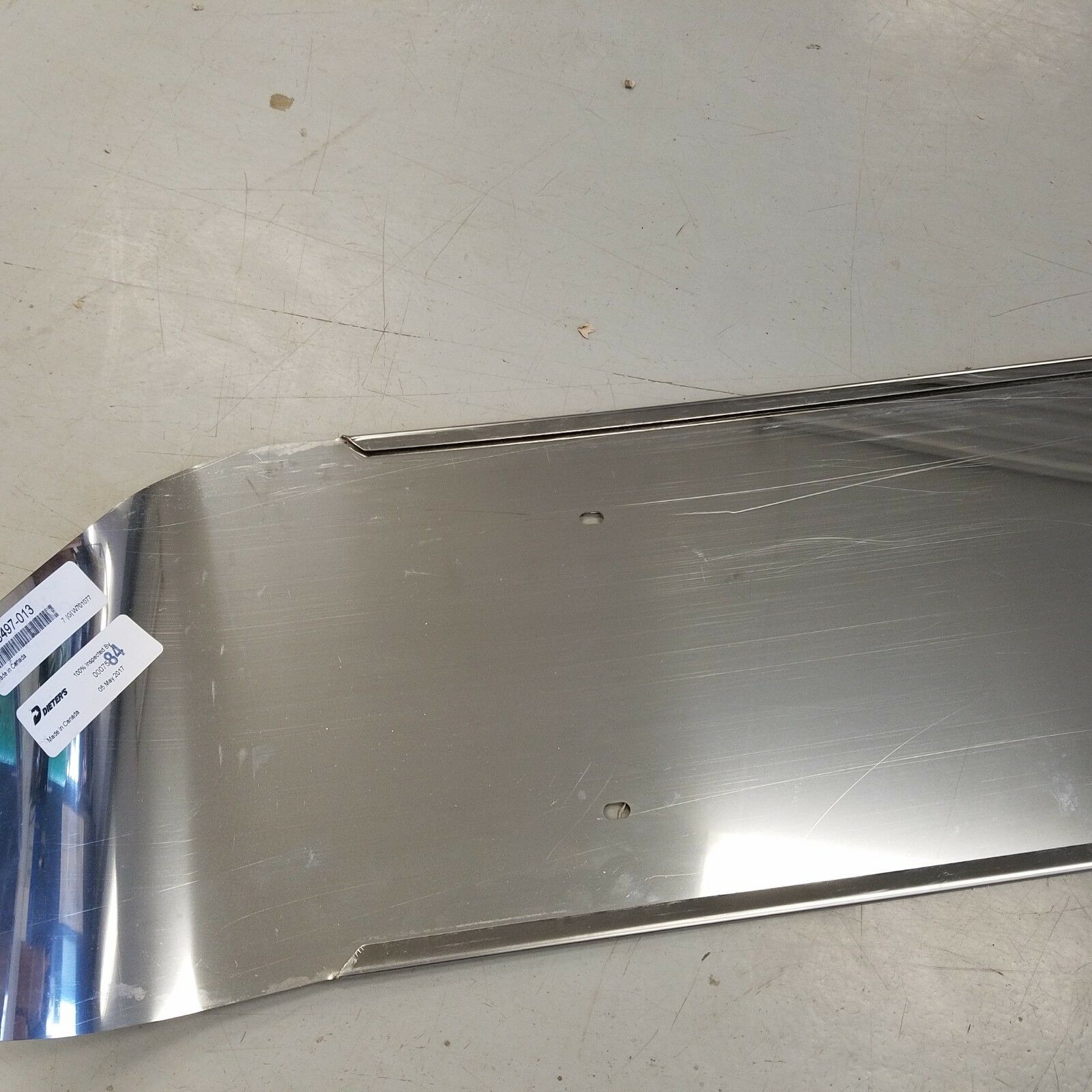 Freightliner Exterior SST Cab Mounted RH Sun Visor Panel - P/N  22-58497-013 (3939577331798)