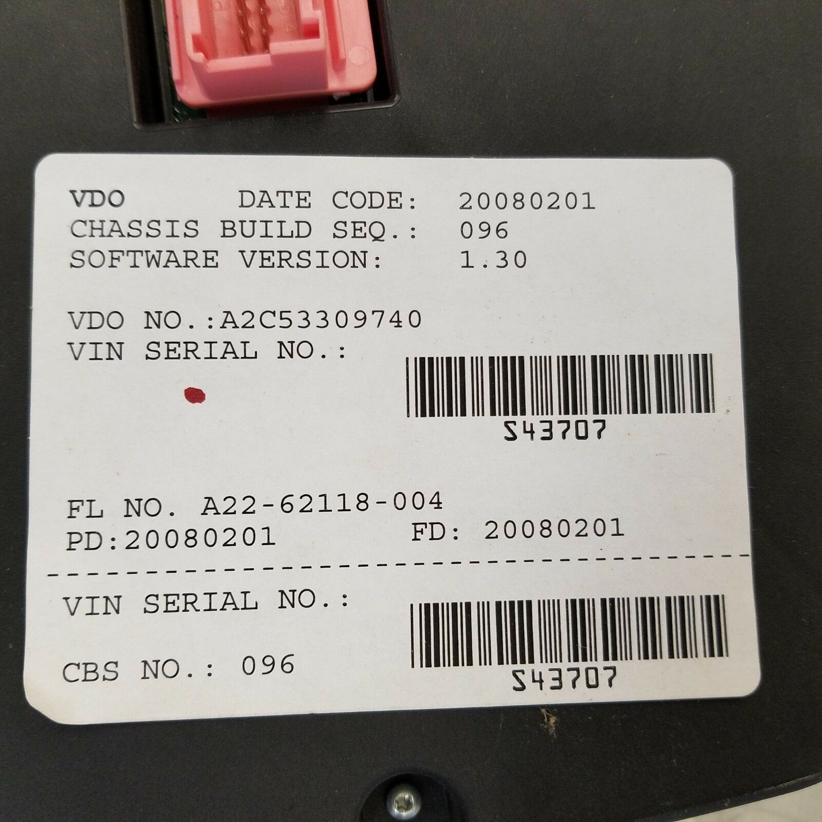 New Freightliner 7-Gauge Dash Instrument Cluster - P/N  A22-62118-004 (4023606575190)