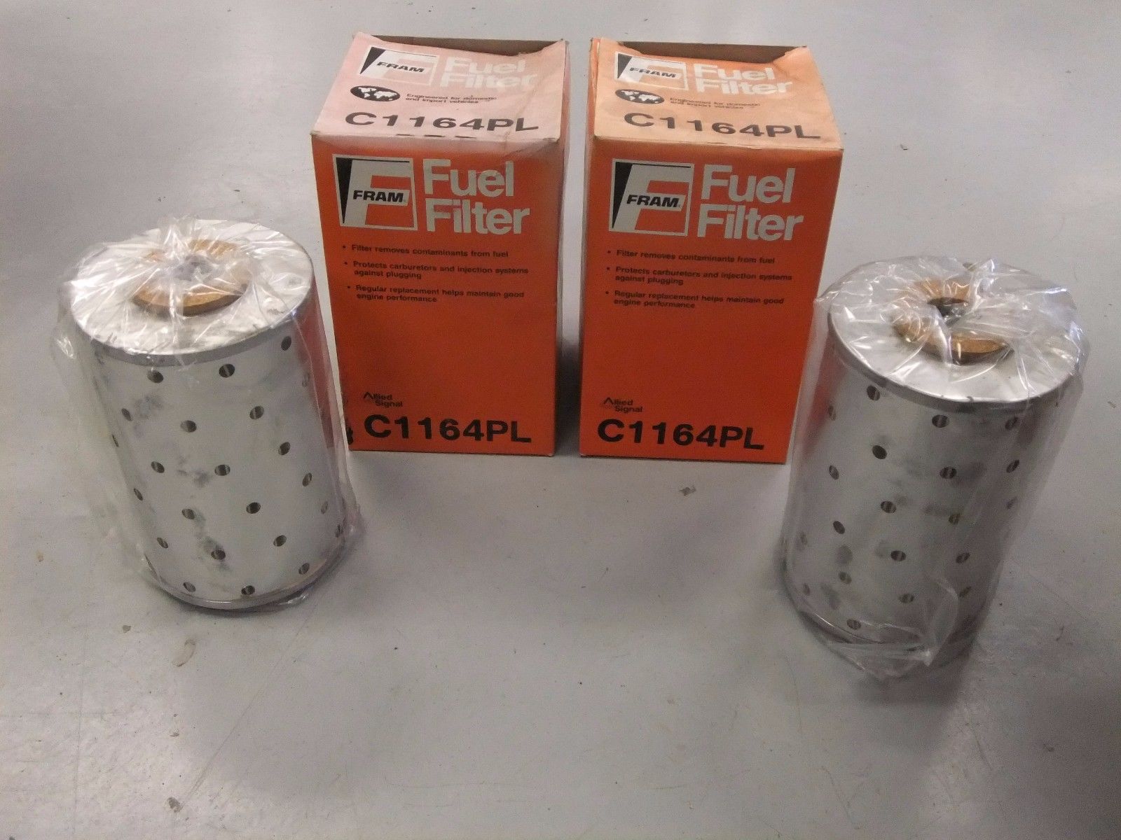 FRAM C1164PL FUEL FILTERS - **LOT OF TWO** (3961797509206)