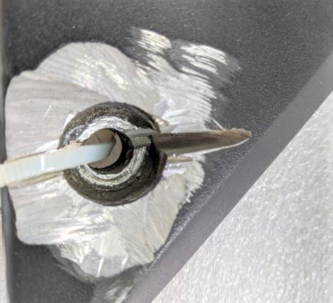 Damaged Freightliner LH Chrome Primary Mirror - P/N  A22-78606-002 (8083206570300)