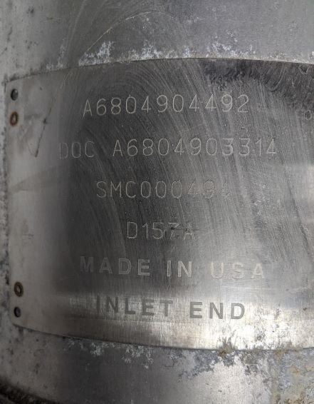 Used OEM ISC Aftertreatment DPF Assy (1 Sensor Only) - P/N  DBZ-A6804904492 (8271455748412)