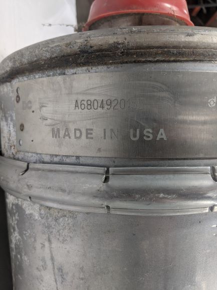 Cummins OEM ISC Aftertreatment DPF Assy (1 Sensor Only) - P/N  DBZ-A6804904492 (8271451062588)