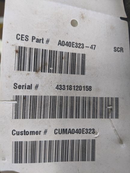 OEM Cummins Aftertreatment SCR Device-ISX P/N: CUMA040E323 (8273005117756)