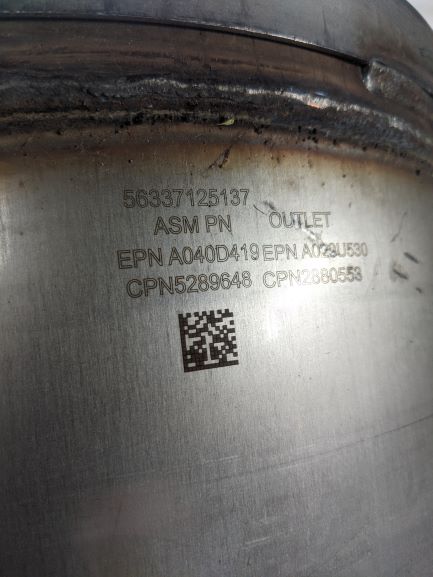 OEM Cummins Aftertreatment DPF-2010-ISX HZ P/N: CUMA040D419 (8273004626236)