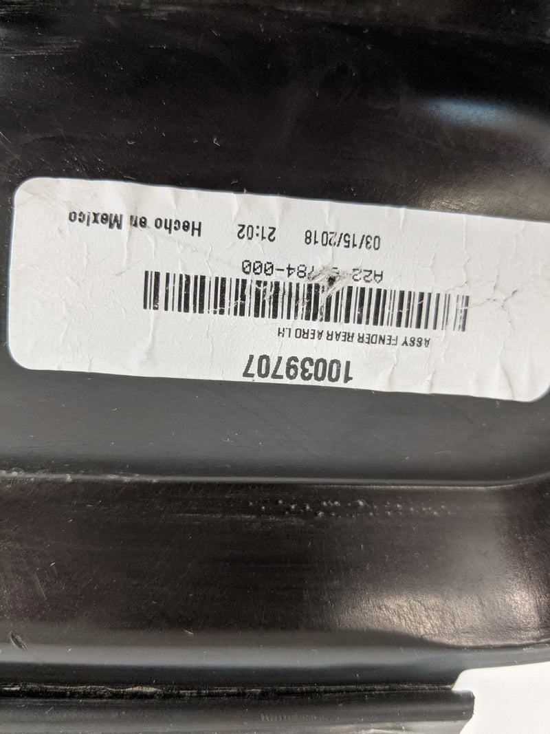 Used Freightliner LH Rear Poly Quarter Fender (w/o Clamp) - P/N  A22-69784-000 (5021329948758)