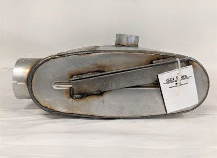 Freightliner Bottom Outlet Oval Muffler - P/N: 04-20014-002 (6556177072214)