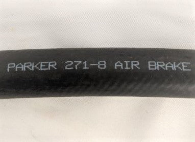 54" Parker 8, C/B, SAE 45, Swivel End Pre-Assembled Air Line - P/N  12-21021-054 (6557773922390)