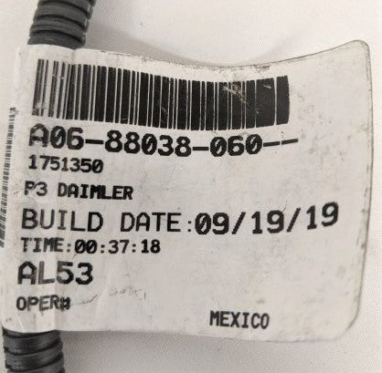 Cascadia 60' SSI Fuel Indicator Jumper Harness - P/N: A06-88038-060 (6567434223702)