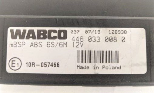 Damaged Wabco SmartTrac 6S ABS Electronic Control Unit - P/N: 400 867 116 0 (6569372876886)
