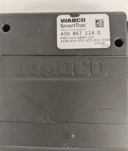Used Wabco SmartTrac ABS Electronic Control Unit - P/N: 400 867 114 0 (6569379135574)