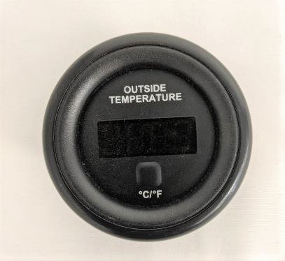 Freightliner 2? Digital Outside Temperature Gauge - Black - P/N  A22-67607-006 (4023607361622)