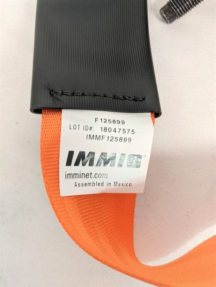 New Take-Off IMMI Orange P3 Seat Belt P/N:  IMMF 125899 (6590535991382)