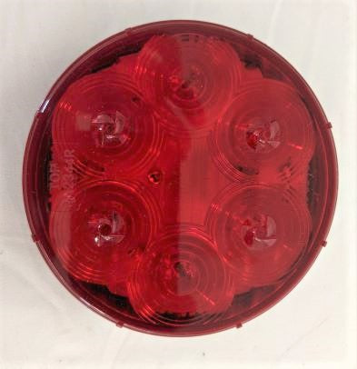 Maxxima LED 4" Red Tail Light w/ Dry Fit Connection -  P/N: M42344R (3962813644886)