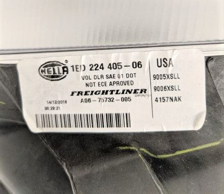 Damaged Mounting Tab Freightliner M2 RH Headlamp - P/N  A06-75732-005 (6602422026326)