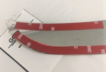 LH Stainless Steel Sunvisor Insert, FL - P/N  22-49975-000 (6740817150038)
