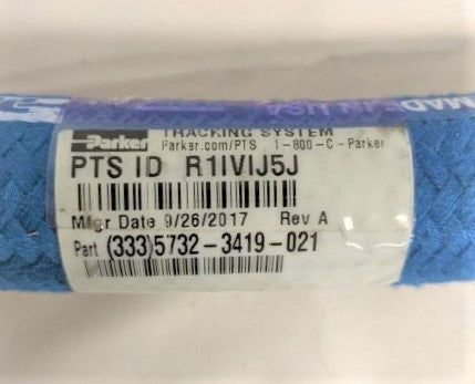 Power Steering Pressure Line 206 16 Hose - P/N  5732-3419-021, Superseded To  5732-3419-021 (6612994523222)