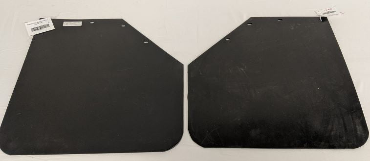 *Set of 2* Freightliner 24" Mitered 2 Black Mud Flap w/o Logo - P/N  22-69608-041 (6742987079766)