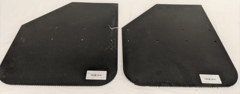 *Set of 2* Freightliner LH Rear Black Mud Flap w/o Logo - P/N: SYM 106795 (6742984065110)