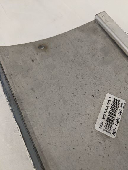 Used Freightliner Polished Aluminum Fixed Kickplate - P/N  A22-71864-003 (6771037012054)