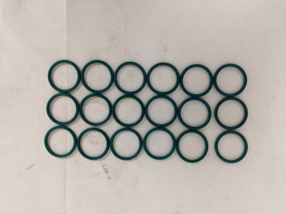 *Lot of 18* Teal/Green 1 ¼" Inner Diameter O-Ring (6771043303510)