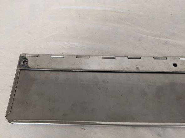 Freightliner 24" Polished SS Top Plate Mud Flap Accent Panel (8272988635452)