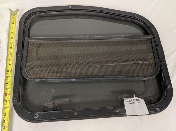 Damaged C. R. Laurence LH Raised Roof Sleeper Window - P/N: A18-40302-000 (8274849071420)