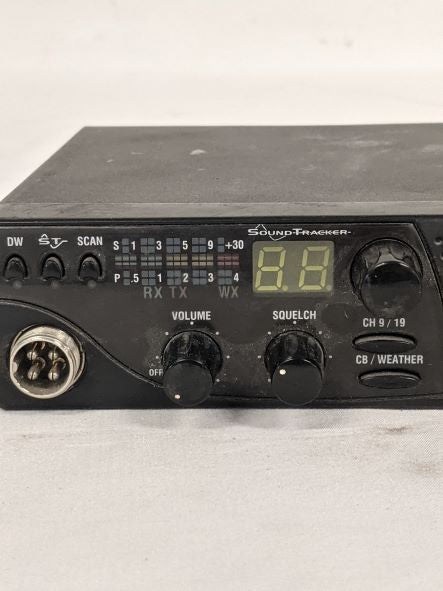 Used Cobra Compact CB Radio, No Microphone - P/N  18 WX ST II (6785098743894)