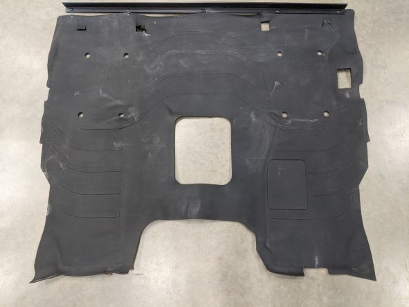 Freightliner M2 Black Day Cab Floor Cover - P/N: W18-00664-005 (8105707241788)