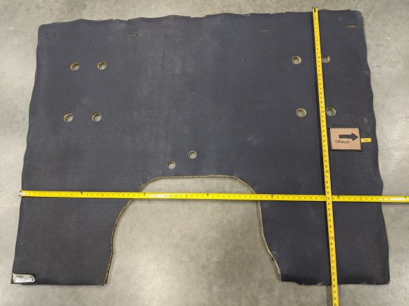 Damaged Freightliner Cascadia P4 Day Cab Floor Covering - P/N: W18-00892-012 (8105771401532)