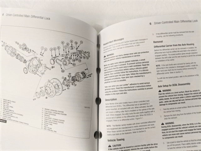 Used Meritor Single-Reduction Differential Carriers Maintenance Manual (8164288135484)